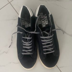 Men's P448 Low Top Sneaker in Navy Size 45 (US size 11)